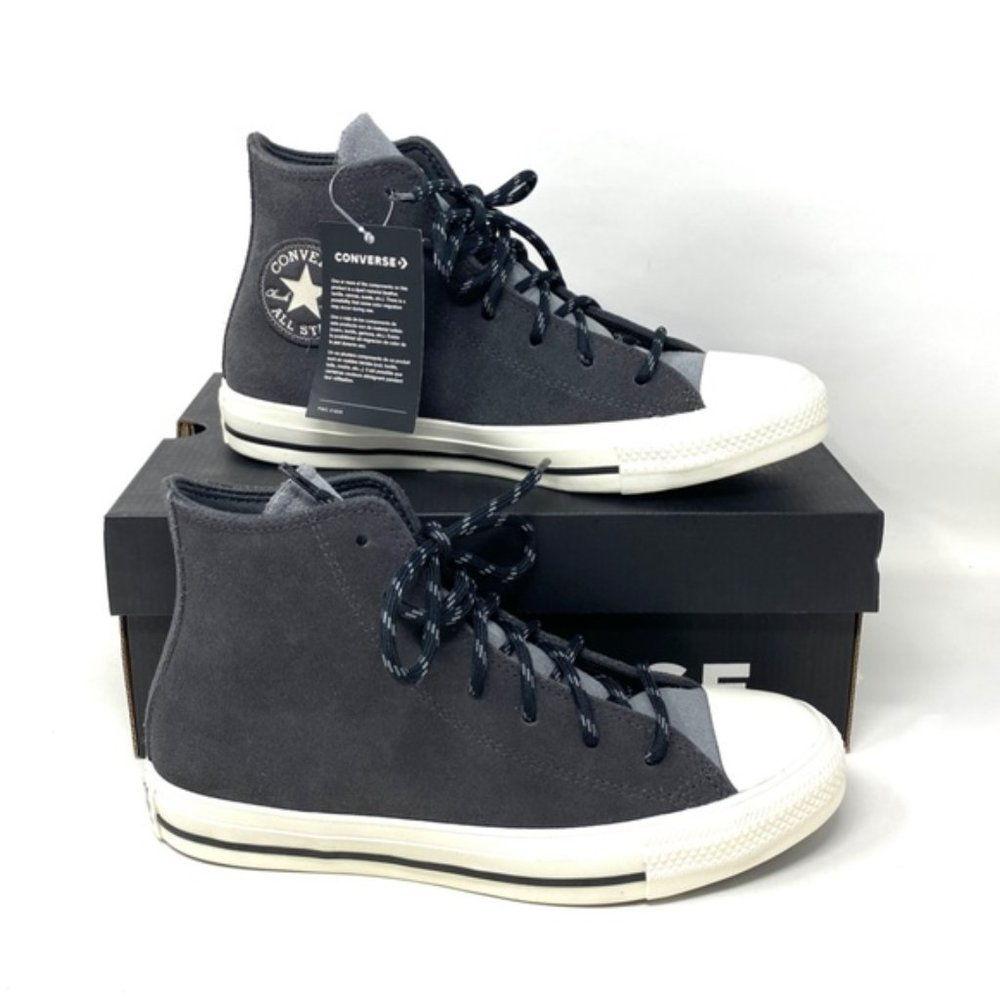 💖MEGA SALE💖Converse Chuck Taylor All Star High Top Gray Suede Women's 173070C - Picture 4 of 10